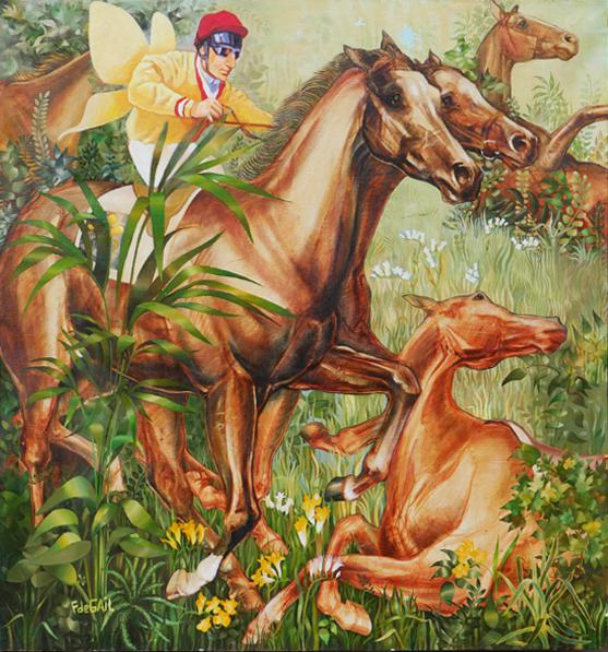 Ordo ad Chao » Huile sur toile 105x110cm